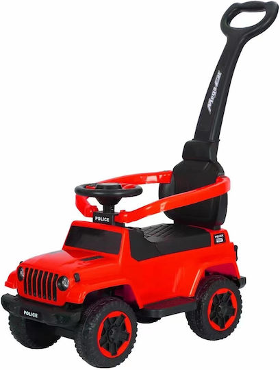 Homeone Jeep Baby Walker Car Ride On with Handlebar for 12++ Months TC-219-R Red