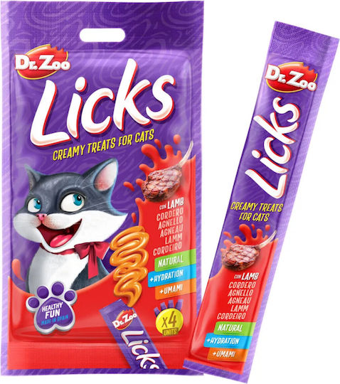 Dr. Zoo Λιχουδιές με Αρνί για Γάτα 4τμχ 15gr