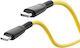 XO USB 2.0 Cable USB-C male - USB-C 60W PD Κίτρινο 1m 16.005.0369