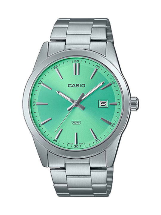 Casio Collection Herrenuhr Batterie mit Silber ...