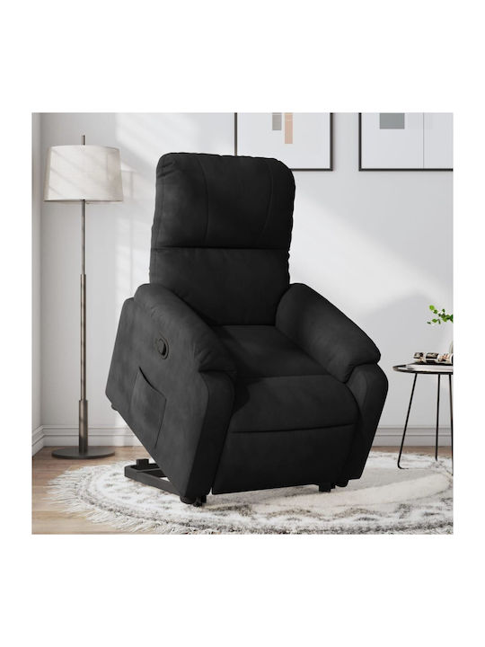 Relax Armchair with Footstool Black 75x89.5x103...