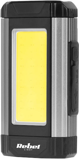 Rebel Rechargeable Jobsite Light LED IP65 with Brightness up to 300lm