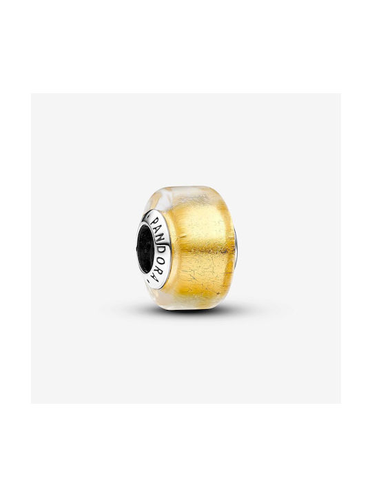 Pandora Charm from Gold Plated Silver