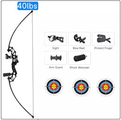 Recurve Bow Lightweight Design Adjustable Draw Weight H-bow 40lbs