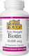 Natural Factors Biotin Extra Strength Βιταμίνη για τα Μαλλιά, τo Δέρμα & τα Νύχια 10000mg 60 φυτικές κάψουλες