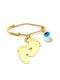 Goldsmith Child Safety Pin Πατούσες. made of Gold Plated Silver