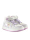 Kinder Sneakers Hoch Silber