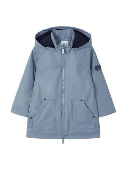 Водоустойчиво Детско Яке с Качулка Grey Raff