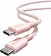 Innostyle USB 2.0 Cable USB-C male - USB-C 240W PD Ροζ 2m ICC240BP