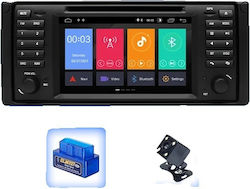 Car-Audiosystem für BMW Serie 5 (E39) / Serie 5 / E39 / X5 (E53) / M5 (Bluetooth/USB/WiFi/GPS/Apple-Carplay) mit Touchscreen 10.25"