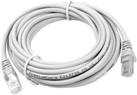 PremiumCord U/UTP Cat.6 Gigabit Network Cable Ethernet 20m Gray