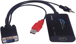 Premiumcord VGA+Audio zu HDMI Konverter Premiumcord VGA+Audio zu HDMI Konverter