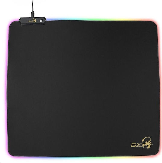 Genius 31250004400 Гейминг Мишка Пад Голям (450мм) с RGB Осветление Черен