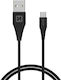Swissten Cablu Micro USB Tip Regular USB 2.0 Negru 1.5m 71504303 1 Bucată