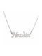 Goldsmith Necklace Name from Silver