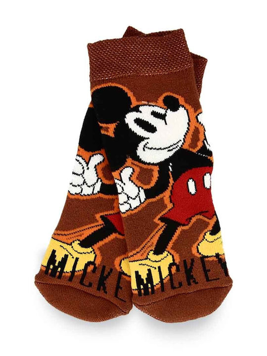 Disney Kids' Socks Brown