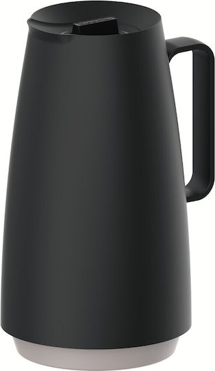 Tramontina Jug Thermos Plastic / Glass 500ml Black