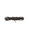 Brown Strong Waxed Round Shoelaces 150cm