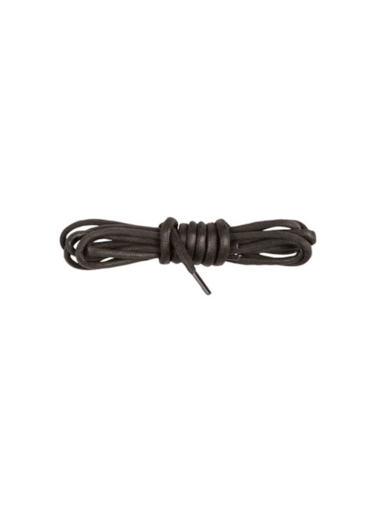 Brown Round Waxed Strong Shoelaces 120cm