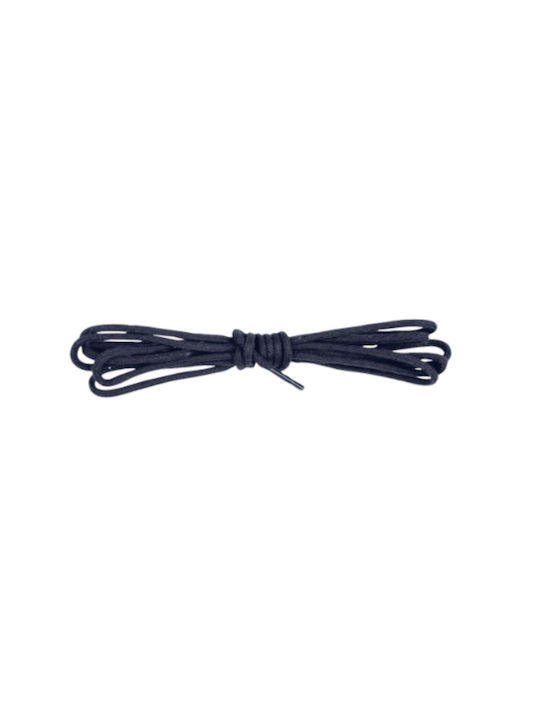 Bergal Round Laces Thin Navy Blue 90 Cm