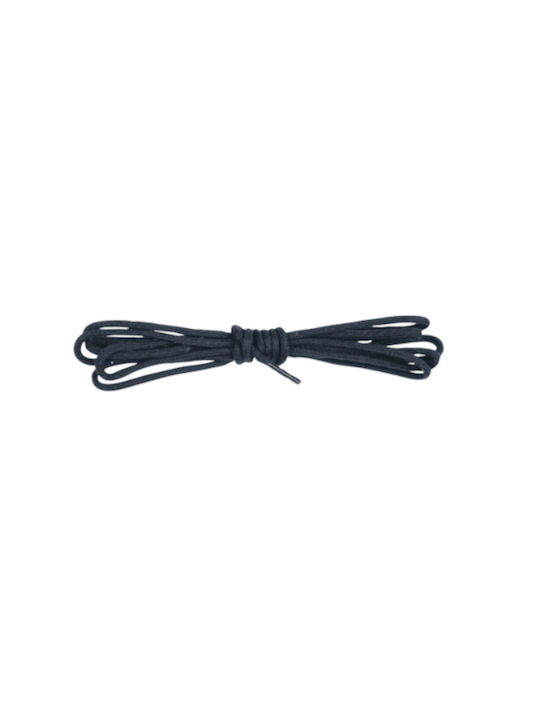 Bergal Round Laces Thin Dark Blue 60 Cm Thin Round Laces Color Blue 60 Centimeters