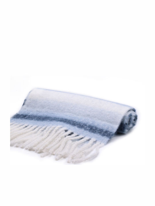 Only Women's Wool Scarf Light Blue