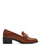 Δερμάτινα Γυναικεία Loafers σε Ταμπά Χρώμα