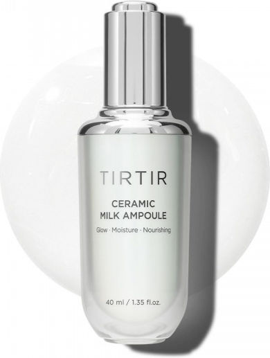 Tirtir Ceramic Milk Ampoule Serum Face with Peptides for Radiance 40ml