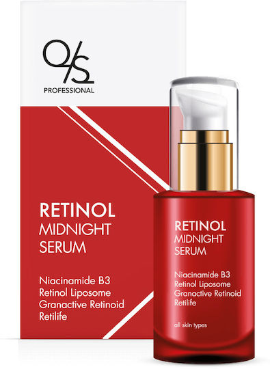 QS Professional Retinol Midnight Anti-Aging Serum Gesicht mit Retinol 30ml