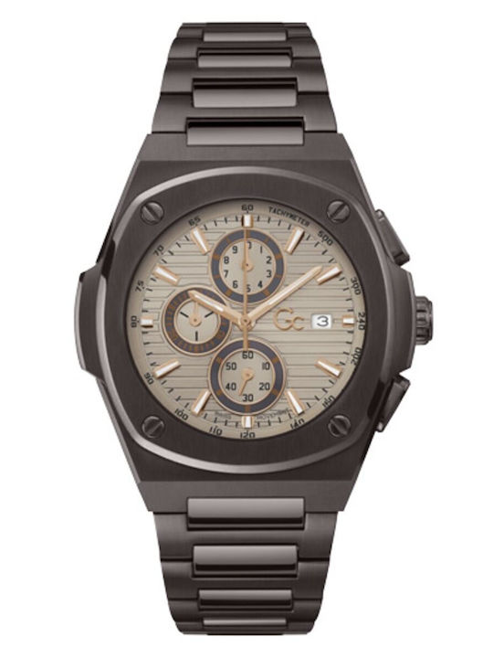 Guess Women's Watch 44mm Battery with Gray Metal Bracelet