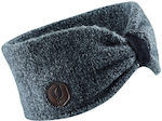 Ledrapo Frauen Stirnband Gestrickt in Gray Farbe