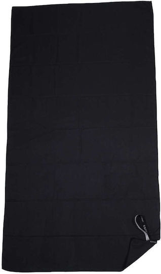 Espree Πετσέτα Microfiber Προσώπου 280gr/m² Μαύρη 100x50εκ.