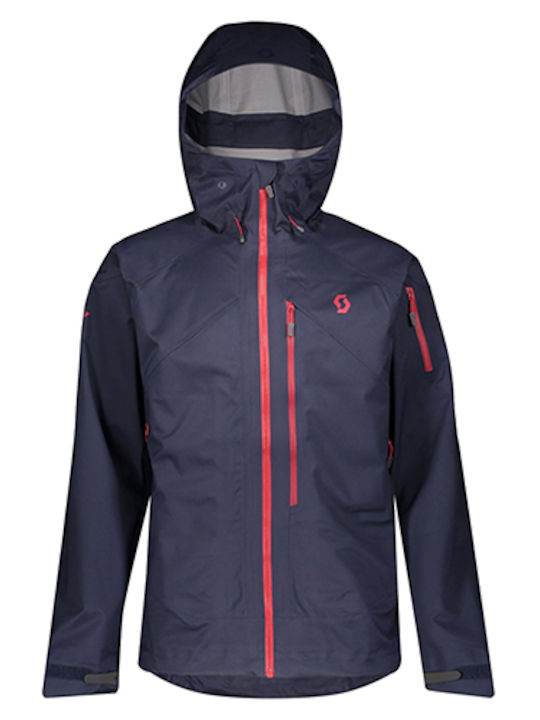 Scott SCT-0436XL Ανδρικό Μπουφάν για Σκι & Snowboard Μπλε