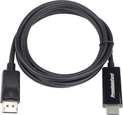 PremiumCord DP Мъжки - HDMI Мъжки 3м PremiumCord DP Мъжки - HDMI Мъжки 3м