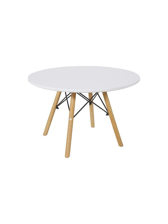 Julita Round Table Wooden 60x60x51cm