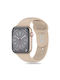 Tech-Protect Strap Silicone with Pin Beige (Apple Watch 44/45/46mm/Ultra 49mm)