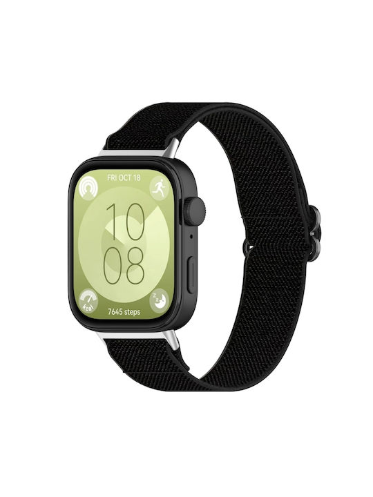 Strap Negru (Ceas Huawei Fit 3) Strap Negru (Ceas Huawei Fit 3)