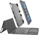 Belkin Flip Cover With Gray Keyboard iPad Air 2013 9,7"