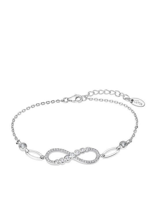 Lotus Watches Bracelet with design Infinity made of Silver