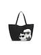 Karl Lagerfeld K Ikonik 2.0 Women's Bag Shopper Shoulder Black