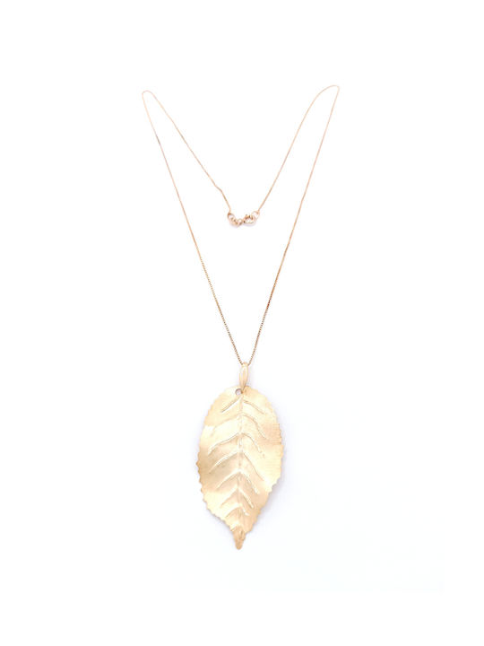 PS Silver Necklace from Pink Gold Plated Silver