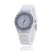 PS Silver Women's Watch with Silver Rubber Strap