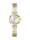 Guess Women's Watch Chronograph with Gold Metal Bracelet