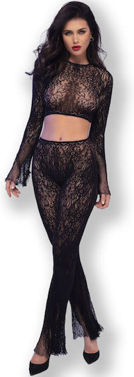 Chilirose Seturi de lenjerie sexy Negru CR-4648