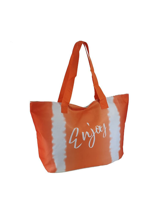 Stoff Strandtasche Orange