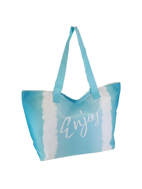 Fabric Beach Bag Light Blue