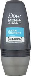 Dove Men +care Clean Comfort Deodorant 48h sub formă de Roll-On 50ml