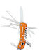 Munkees Μπρελόκ Ανοιχτήρι Pocket Knife Μεταλλικό με Led Μάτι Πορτοκαλί