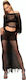 Chilirose Damen Sexy Top Schwarz
