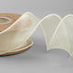 Organza Ribbon Cream 40mm 9 meters